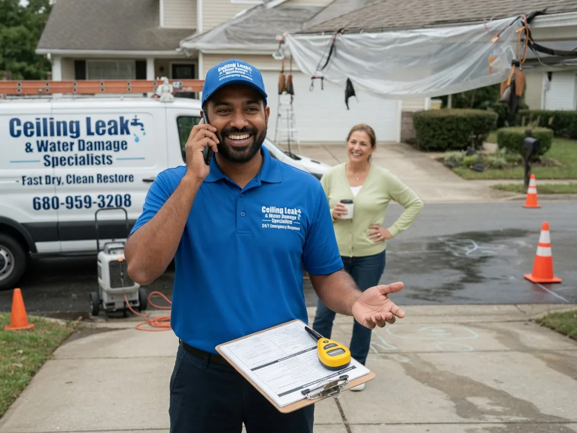 Ceiling Leak Cleanup Tyrone, NM FAQs